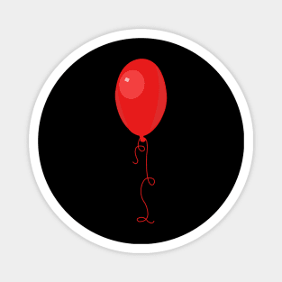 Plain red balloon Magnet